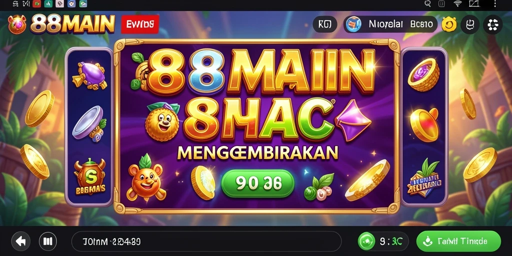 Tampilan gameplay Slot yang menarik dan penuh warna di 88MAIN.