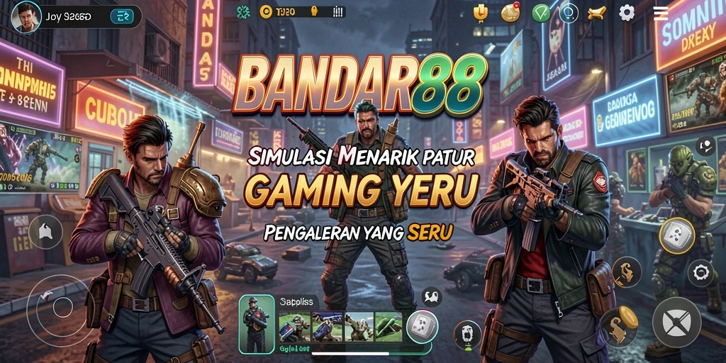 Screenshot gameplay BANDAR88 menampilkan aksi seru dalam simulasi permainan.
