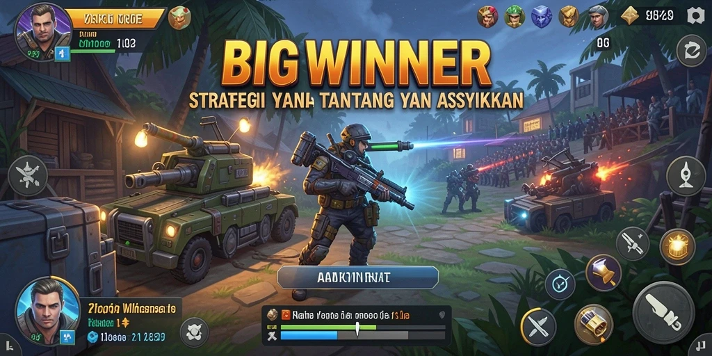 Screenshot BIGWINNER menampilkan aksi permainan yang seru dan penuh strategi.