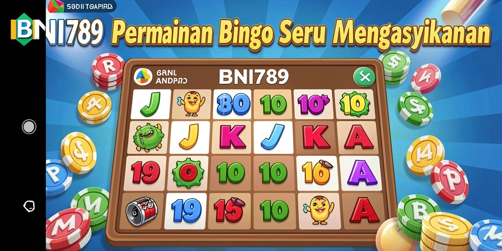 Tampilan gameplay seru dari aplikasi Bingo BNI789.