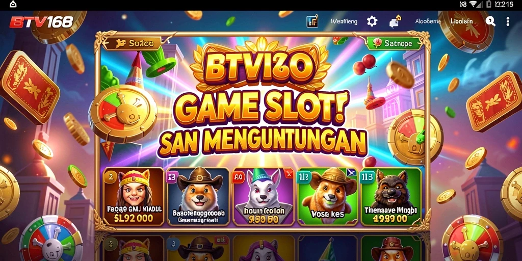 Tampilan gameplay mesin Slot BTV168 yang menarik.