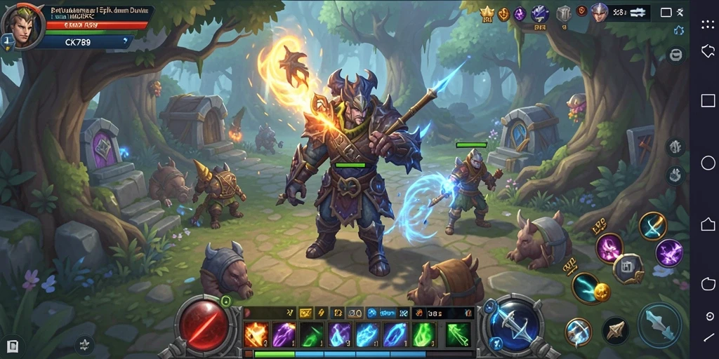 Gameplay CK789 yang mendebarkan dalam dunia MMORPG.