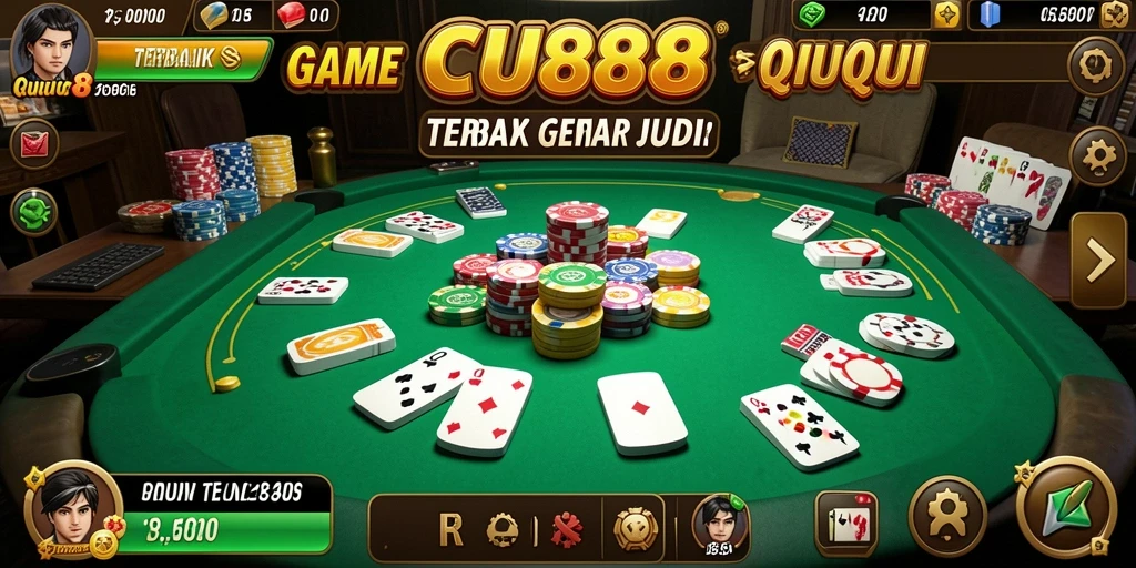Tangkapan layar menunjukkan gameplay mendebarkan di CU888.
