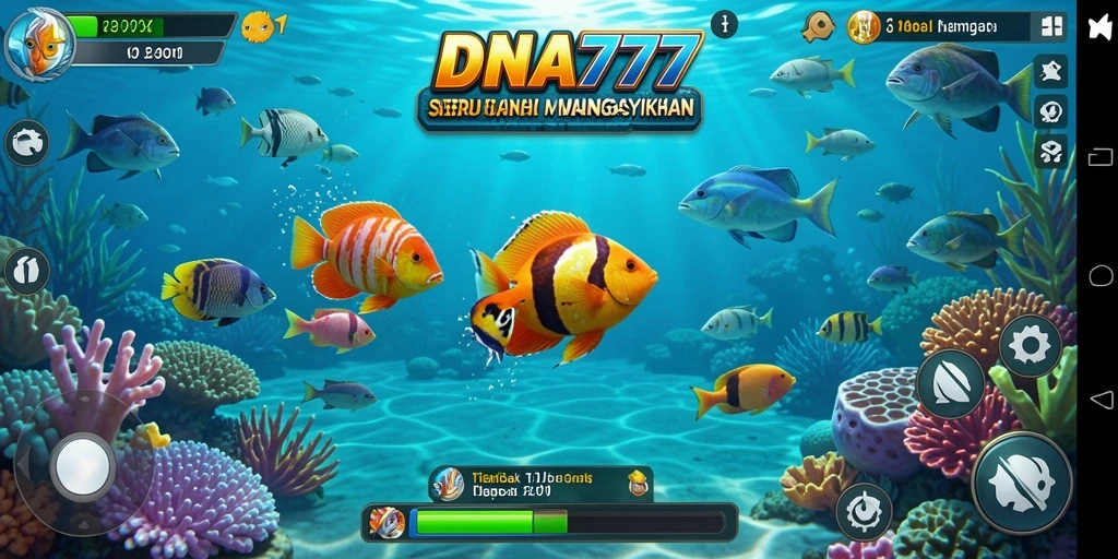 Screenshot gameplay Tembak Ikan yang mengasyikkan di DNA777.