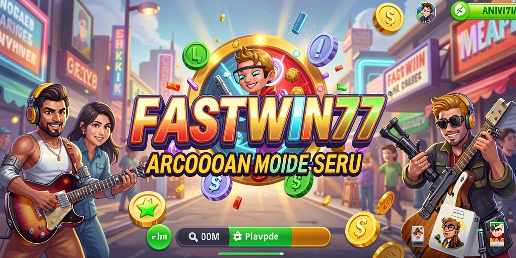 Tampilan menarik dari gameplay arcade yang seru dan colorful.