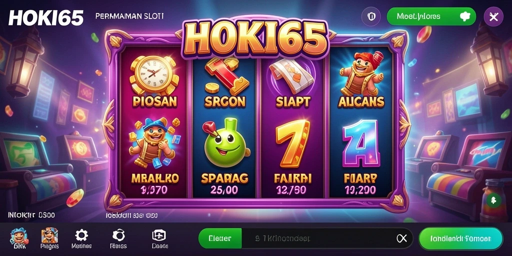Screenshot HOKI65 menunjukkan gameplay yang menarik dan penuh warna.