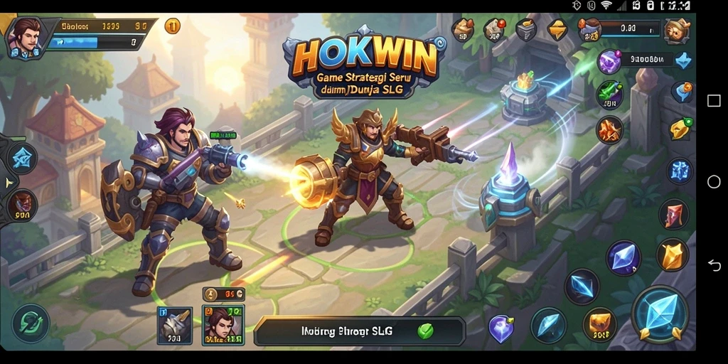 Tampilan gameplay HOKIWIN yang menegangkan dan dinamis.