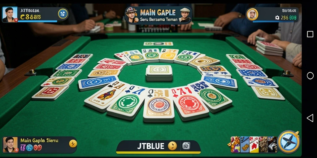 Tampilan gameplay JTBLUE yang seru dan interaktif.