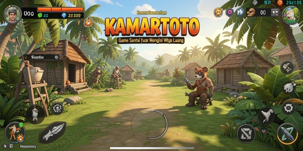 Tampilan gameplay KAMARTOTO yang menyenangkan dan interaktif.