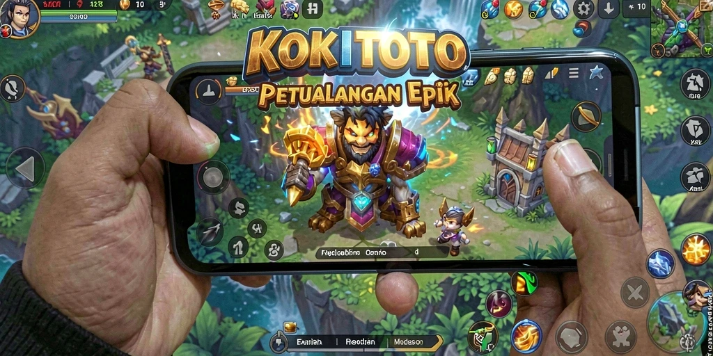 Tampilan gameplay KOKITOTO yang menarik dan dinamis.