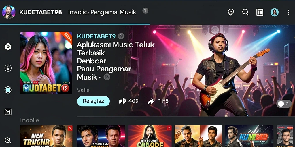 Tampilan menarik dari gameplay KUDETABET98 dengan berbagai lagu.