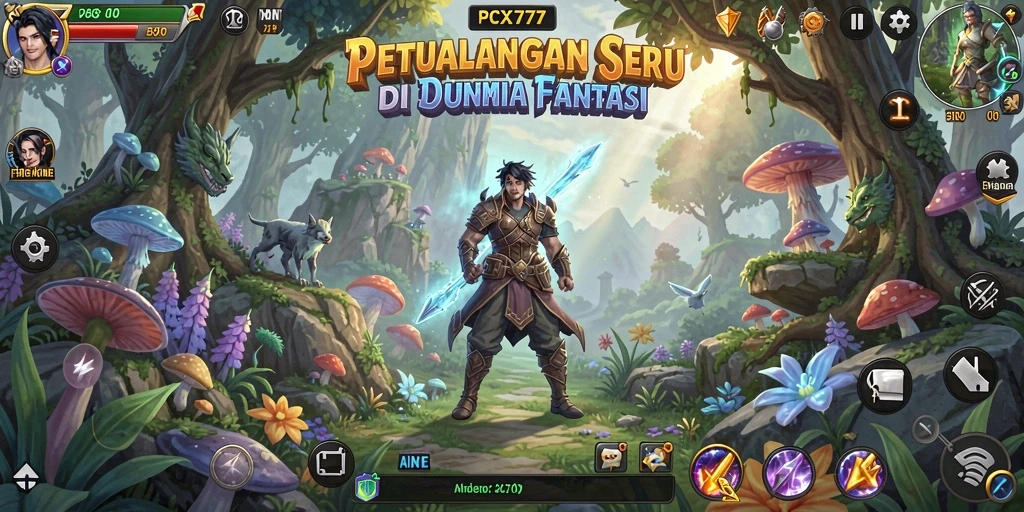 Gambaran gameplay seru dalam dunia petualangan PCX777.