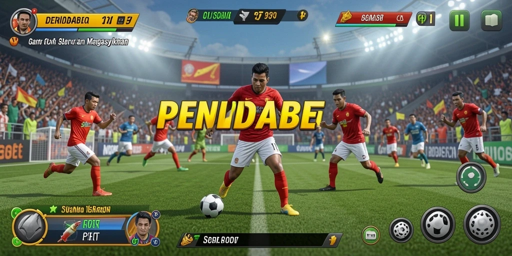 Tampilan gameplay seru dari PENIDABET yang penuh aksi olahraga.
