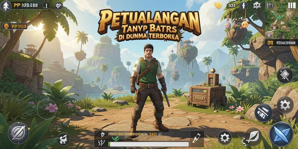Tampilan gameplay Open World yang imersif dan menarik.