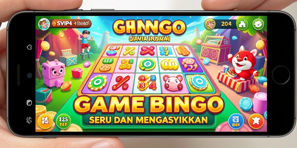 Tampilan gameplay Bingo yang menakjubkan di SVIP4.