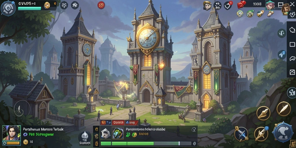 Screenshot gameplay SVIP5 menampilkan aksi pertahanan menara yang mendebarkan.