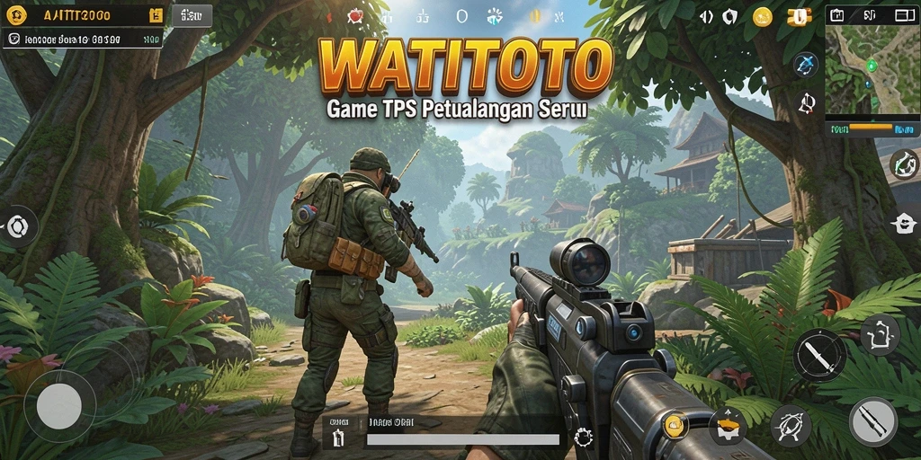 Screenshot dari gameplay seru WATITOTO dalam mode TPS.
