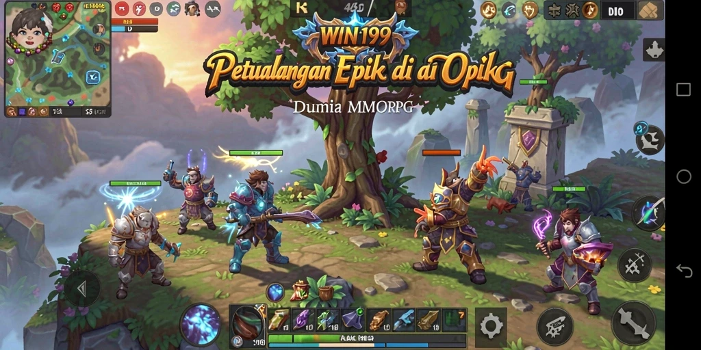 Tampilan dinamis dari aksi pertempuran dalam WIN199.